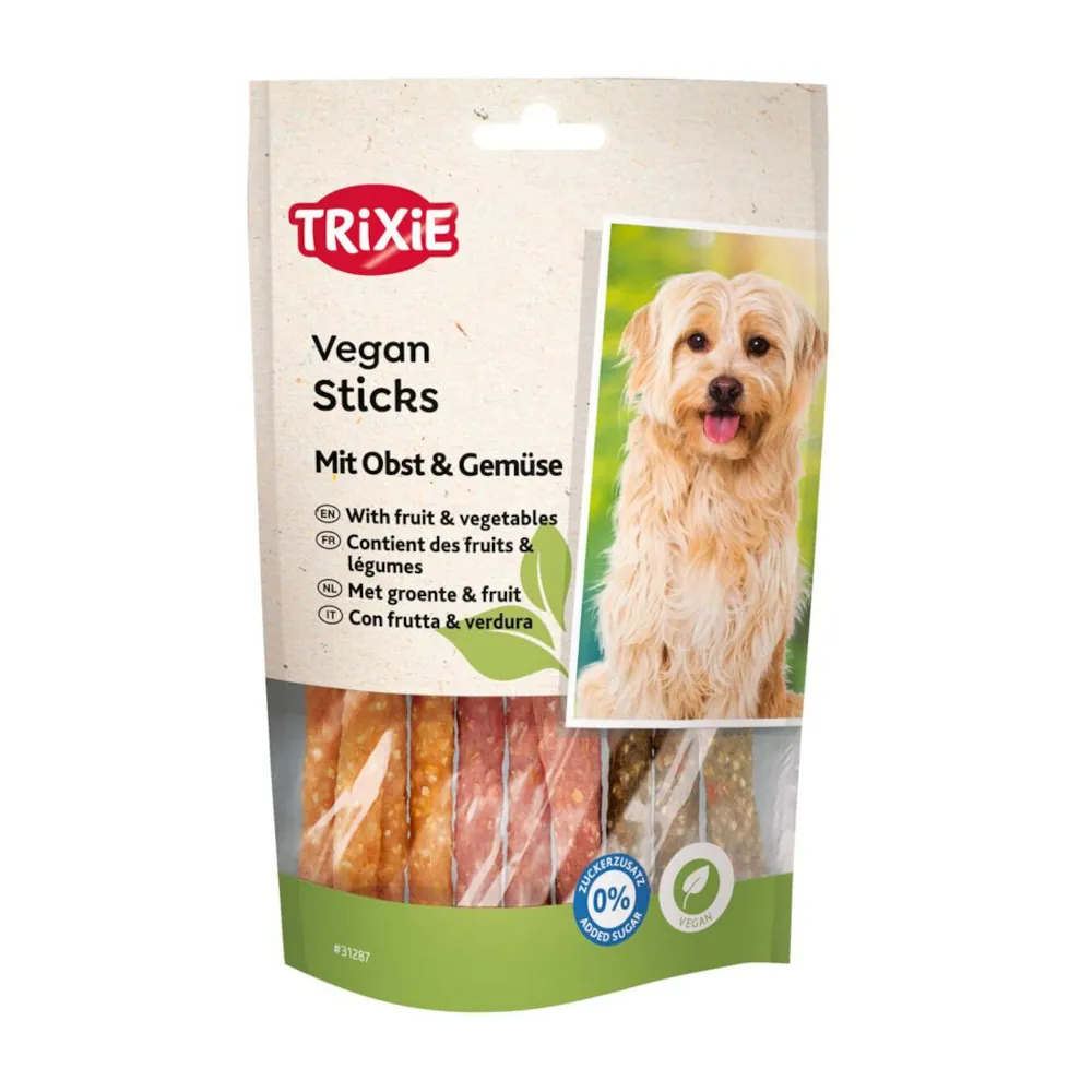 Vegan Sticks com Batata Doce, Vegetais e Fruta para Cães - Trixie