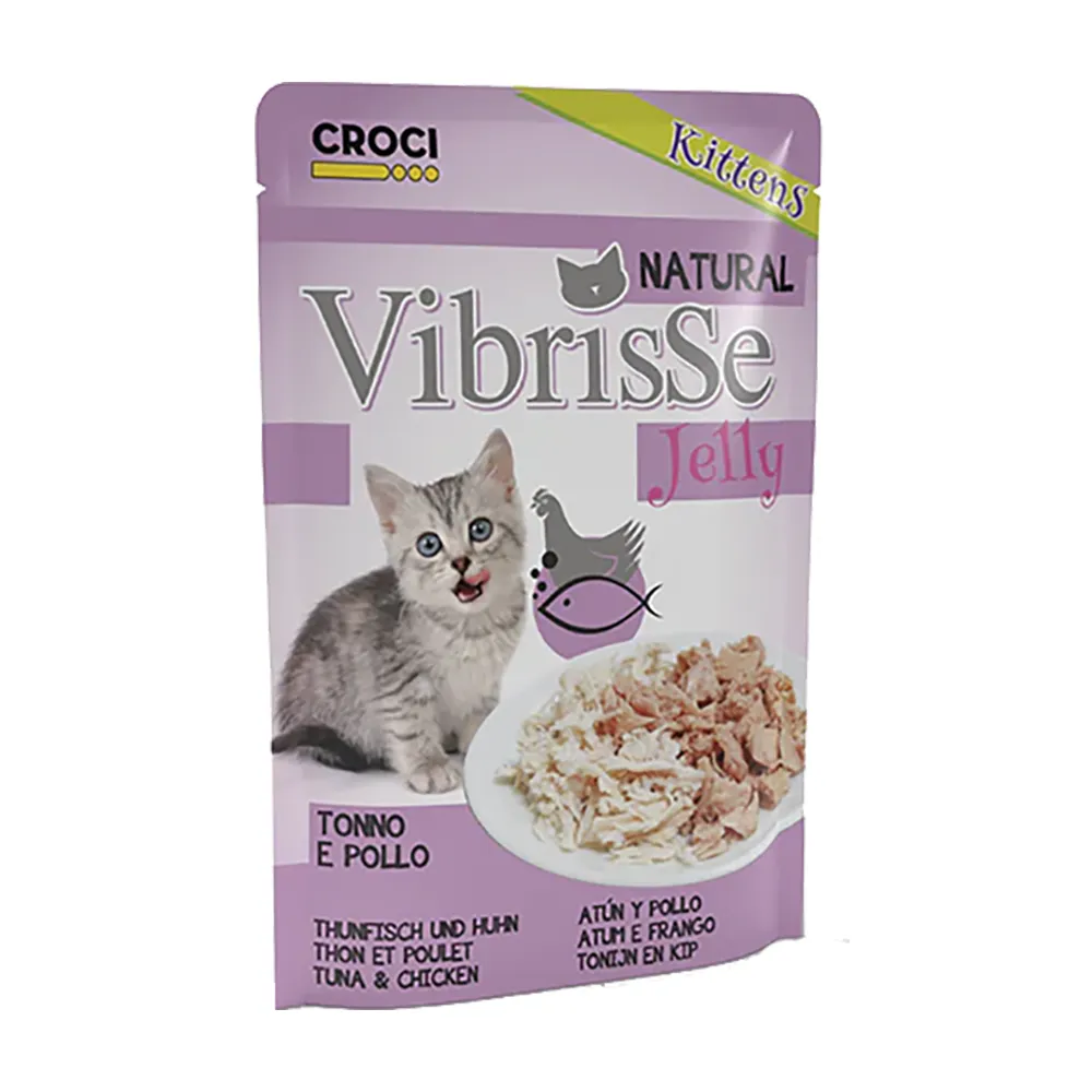 Vibrisse Jelly - Atum e Frango para Gatinhos