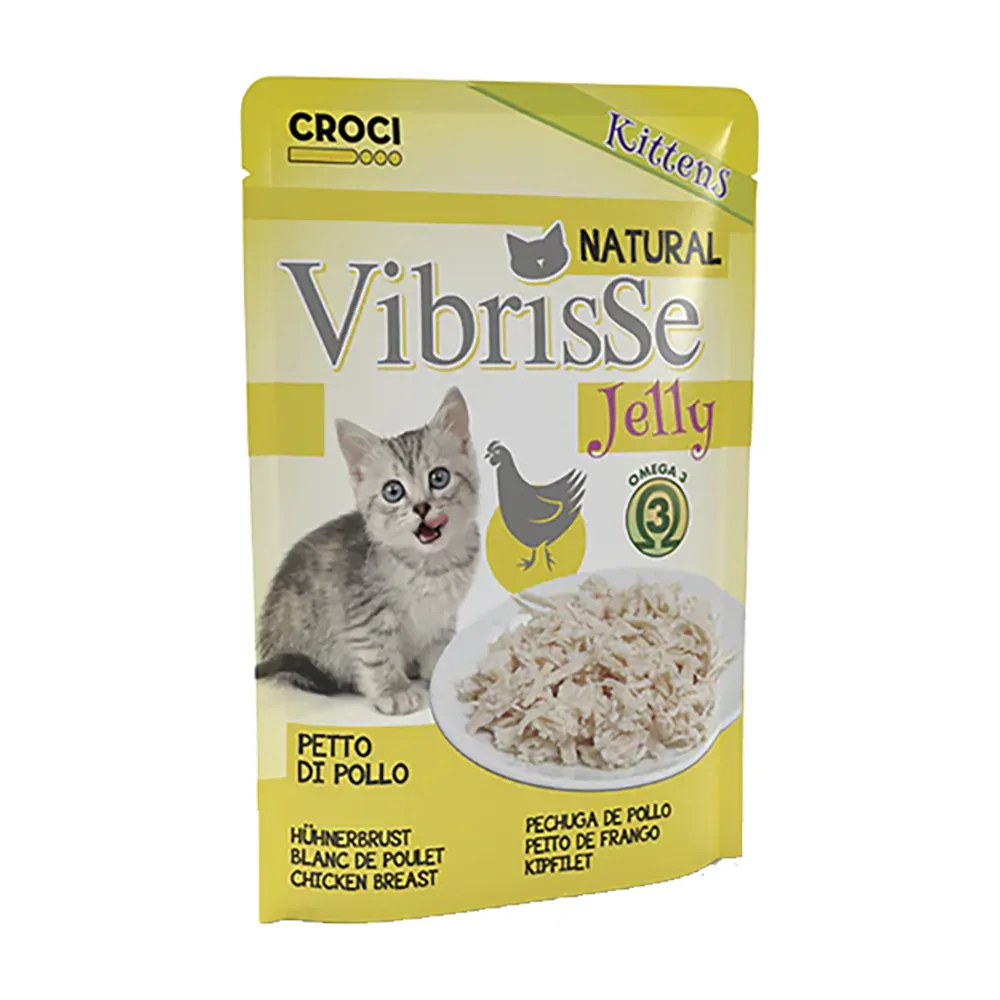Vibrisse Jelly - Peito de Frango para Gatinhos