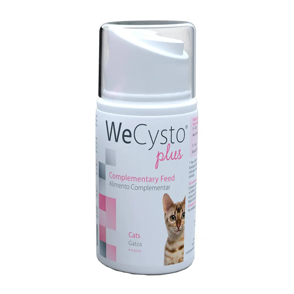 WeCysto Plus - Gel para Suporte da Função Urinária para Gatos