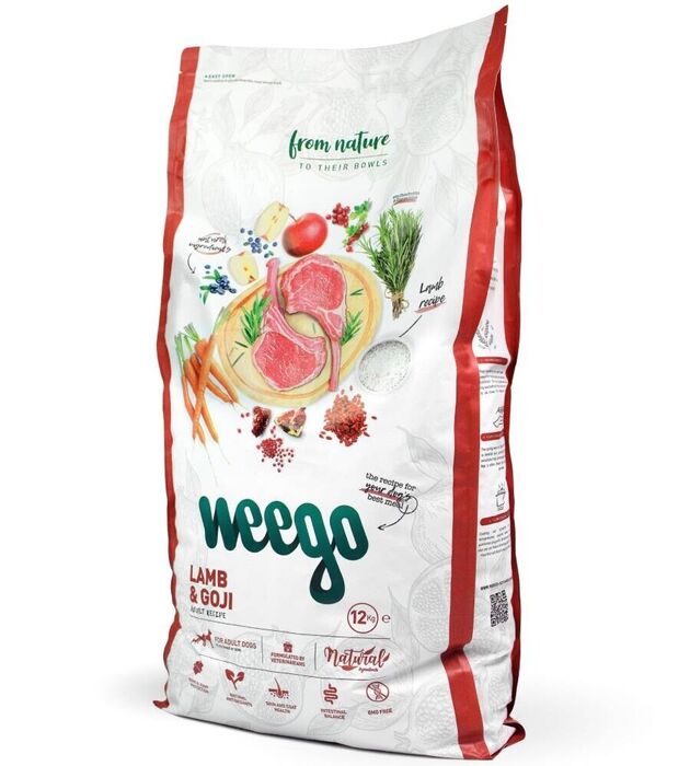 Weego Cão Adulto - Cordeiro e Goji