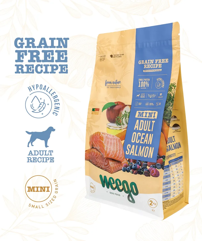 Weego Grain Free Mini Adult Dog Ocean Salmon