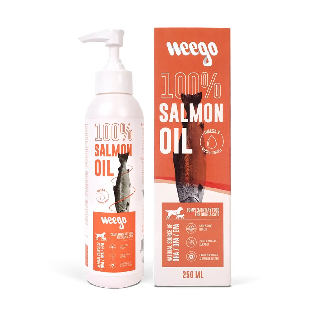 Weego Salmon Oil - Óleo de Salmão para Cães e Gatos