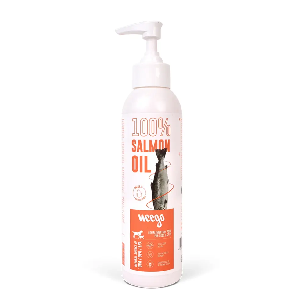 Weego Salmon Oil - Óleo de Salmão para Cães e Gatos