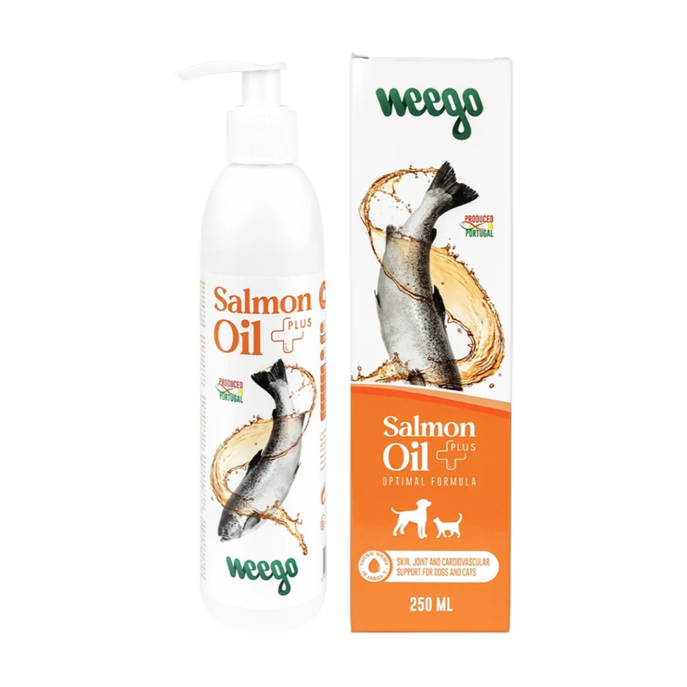 Weego Salmon Oil+ - Óleo de Salmão para Cães e Gatos