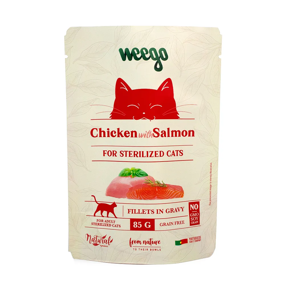 Weego Wet Cat Food Salmon for Sterilized Cats