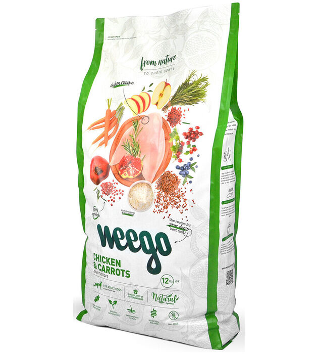 Weego Cão Adulto - Frango e Cenouras