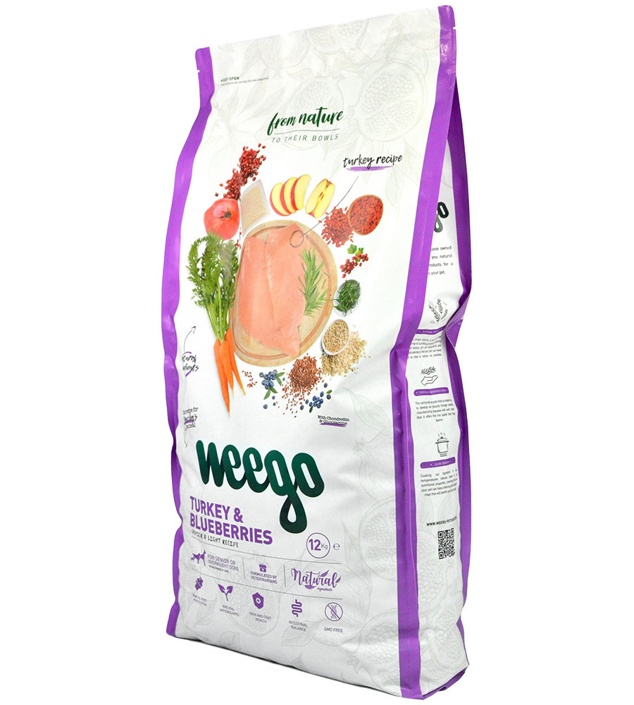 Weego Cão Sénior e Light - Peru e Mirtilos 1