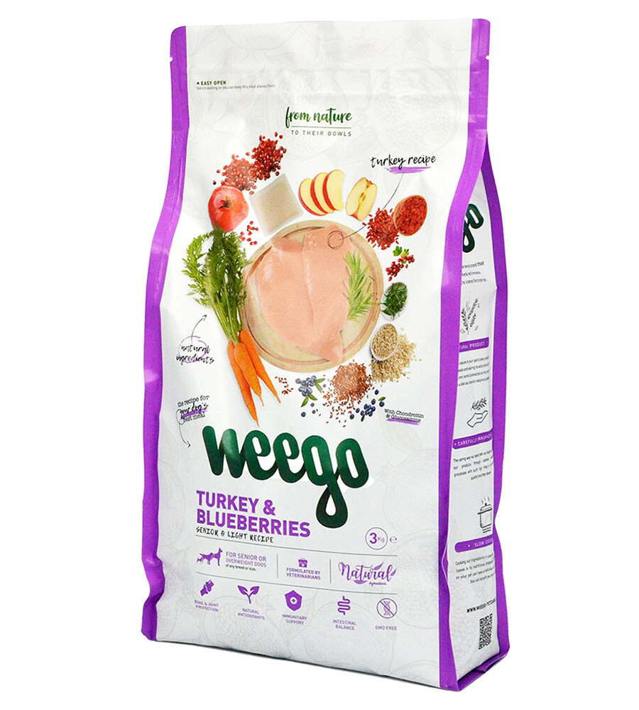 Weego Cão Sénior e Light - Peru e Mirtilos 0