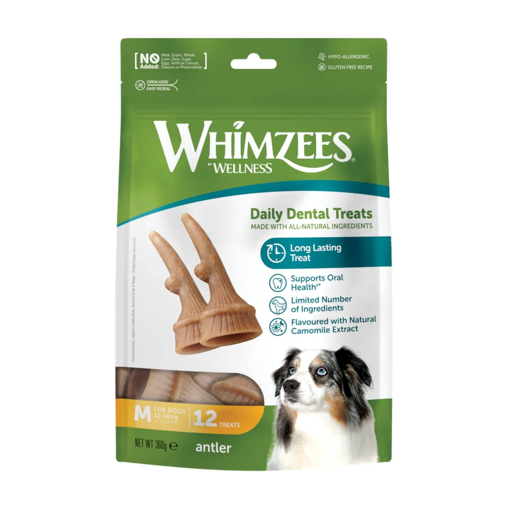 Whimzees Occupy Antler - Snack Dentário