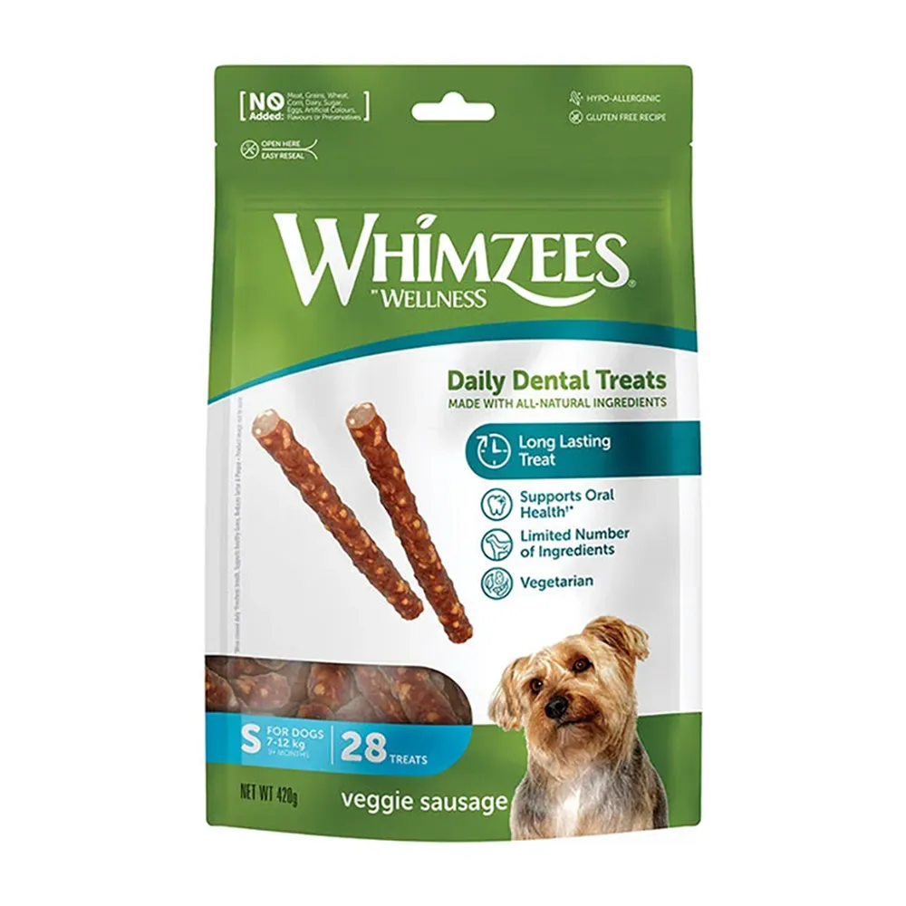Whimzees Veggie Sausage - Snack Dentário