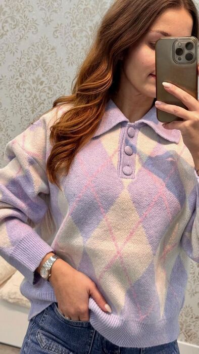 POLO ARGYL LILAS