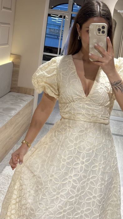 VESTIDO ALMA - OFF WHITE