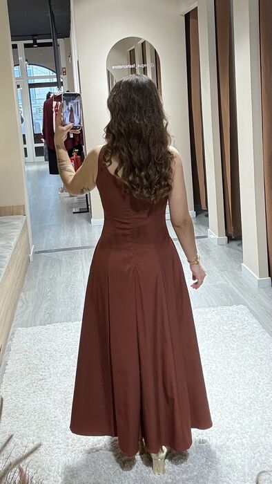 VESTIDO SABINA - TERRACOTA