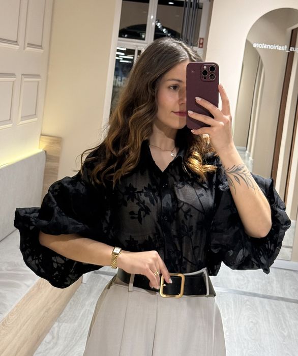 CAMISA AURA - PRETA