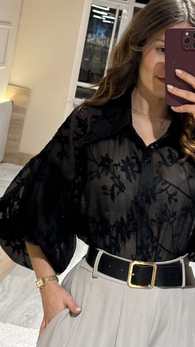 CAMISA AURA - PRETA