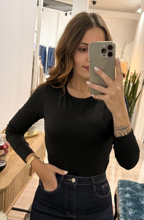 BODY BÁSICO - PRETO