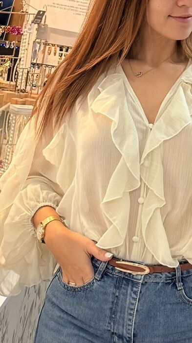 BLUSA ROMANCE CREAM