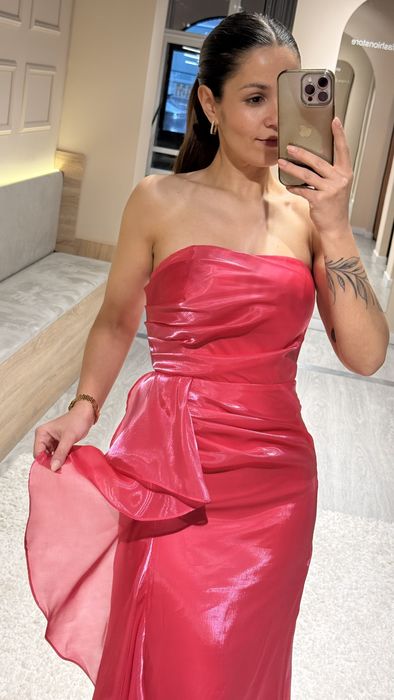 VESTIDO MIREILLE - FUSHIA