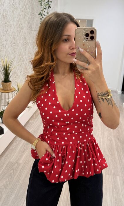 TOP BOLINHAS - CHERRY