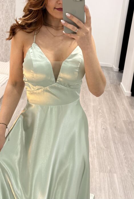 VESTIDO DORIANE - VERDE ÁGUA