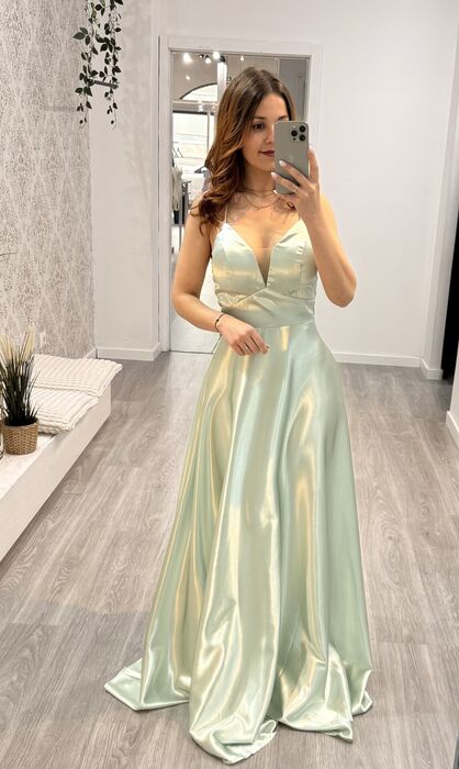 VESTIDO DORIANE - VERDE ÁGUA