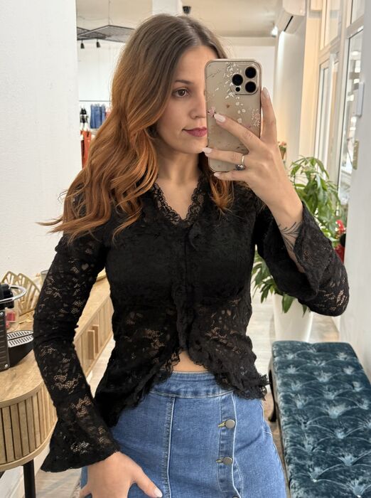 TOP ELOISA - PRETO
