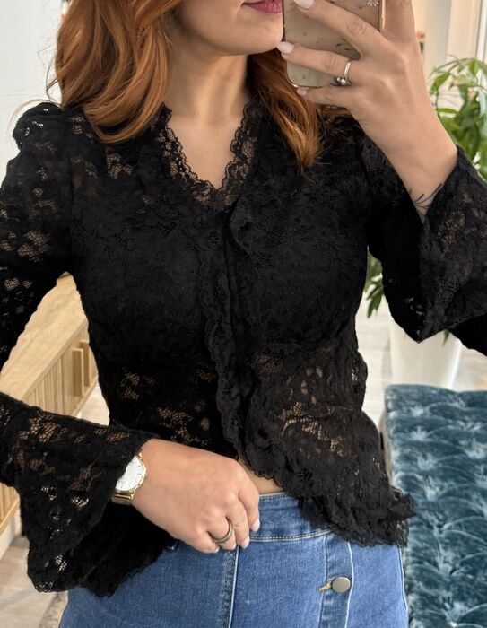 TOP ELOISA - PRETO