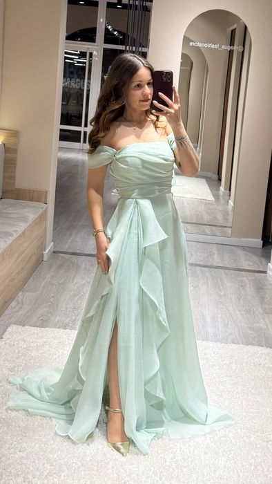 VESTIDO ENORA - VERDE ÁGUA