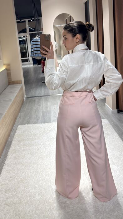 CALÇA ALFAIATARIA FLUÍDA - ROSA