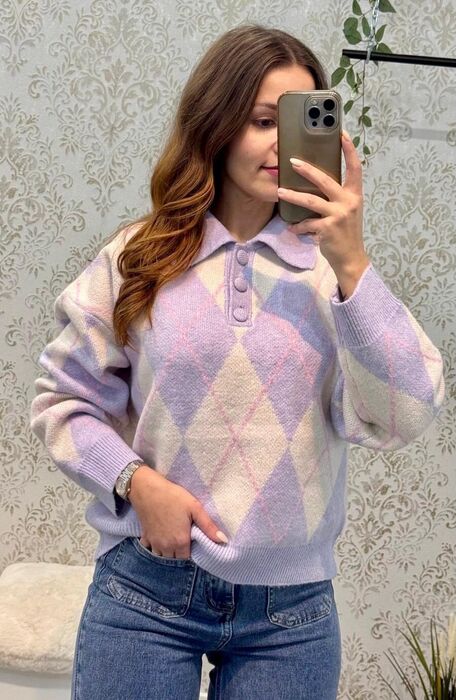 POLO ARGYL LILAS