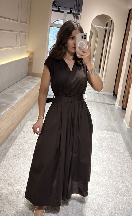 VESTIDO JULIETA - CASTANHO