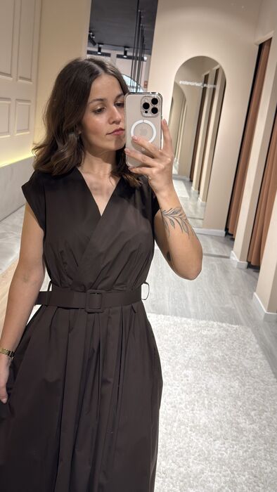 VESTIDO JULIETA - CASTANHO