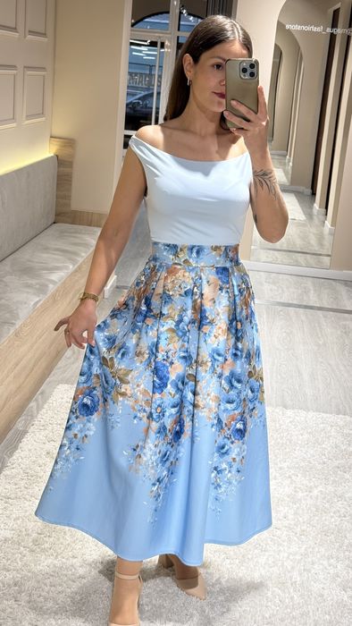 TOP GIOLA - AZUL