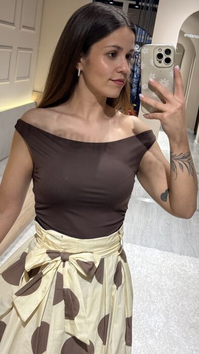 TOP GIOLA - CASTANHO
