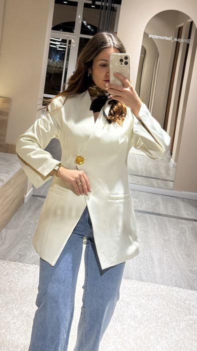 BLAZER ESTRUTIRADO MILENE - OFF WHITE
