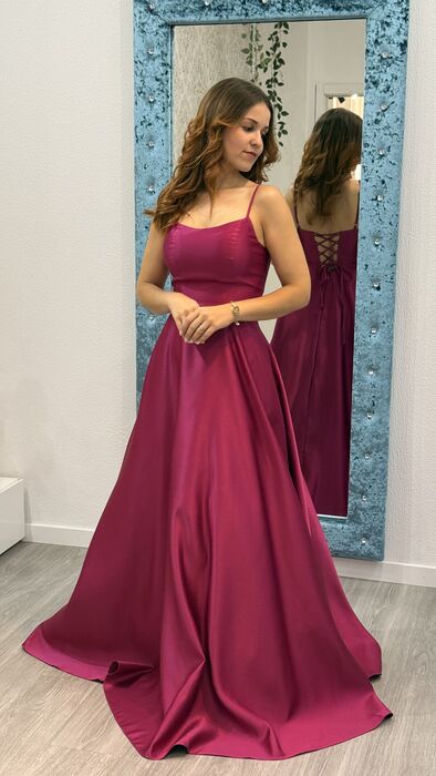 VESTIDO HELENE FUSHIA