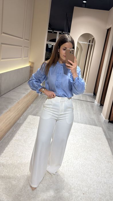 CALÇA ALFAIATARIA FLUÍDA - BRANCA