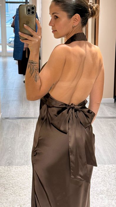 VESTIDO MARTINA - CASTANHO