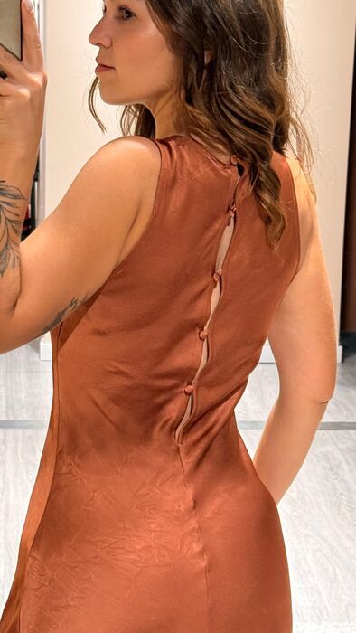 VESTIDO VIVIANA - TERRACOTA