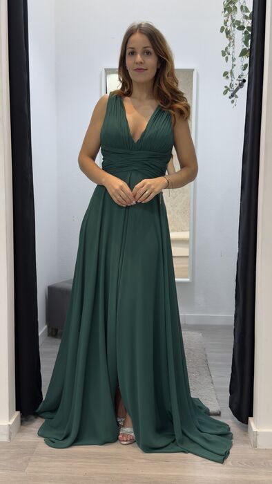 VESTIDO MARION - VERDE ESMERALDA