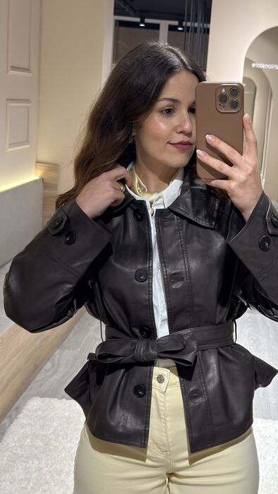 GLORY JACKET - CASTANHO
