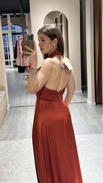 VESTIDO OLIVIA - TERRACOTA