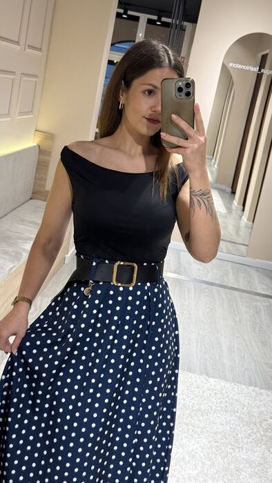 TOP GIOLA - PRETO