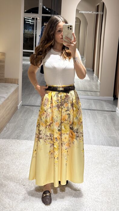 SAIA FLORAL - AMARELA