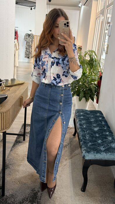 SAIA JEANS COM BOTÕES