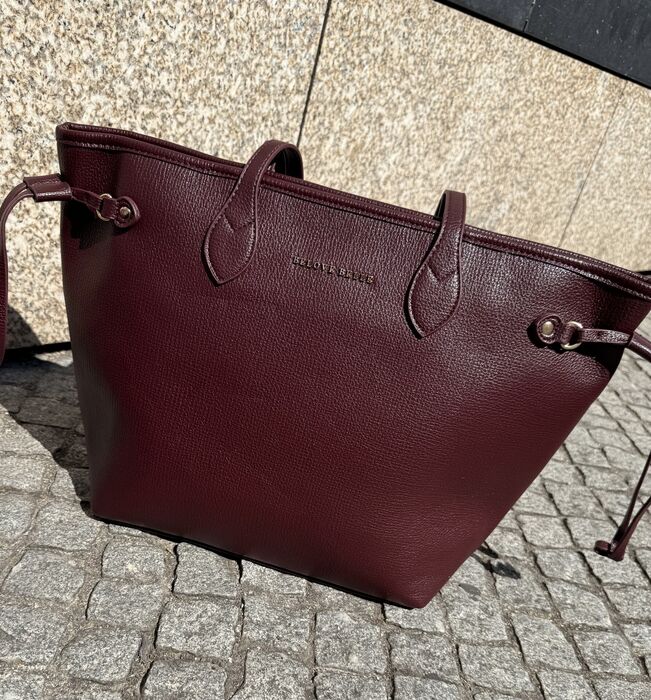 MALA SHOPPER - BURGUNDY