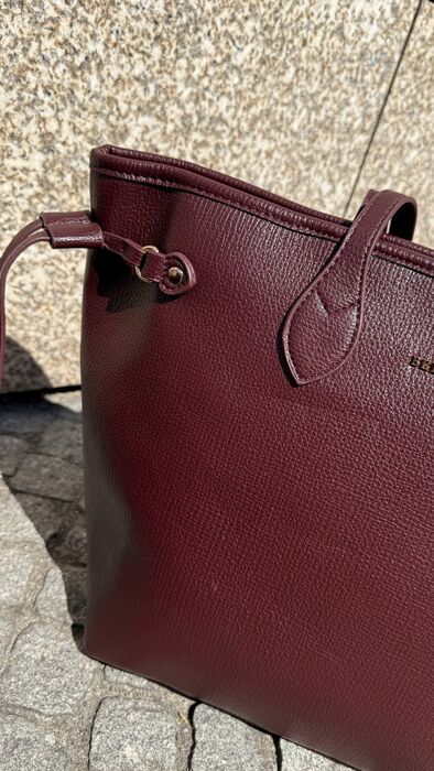 MALA SHOPPER - BURGUNDY