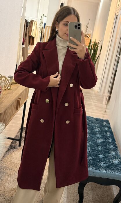 SOBRETUDO BORDEAUX ELEGANCE