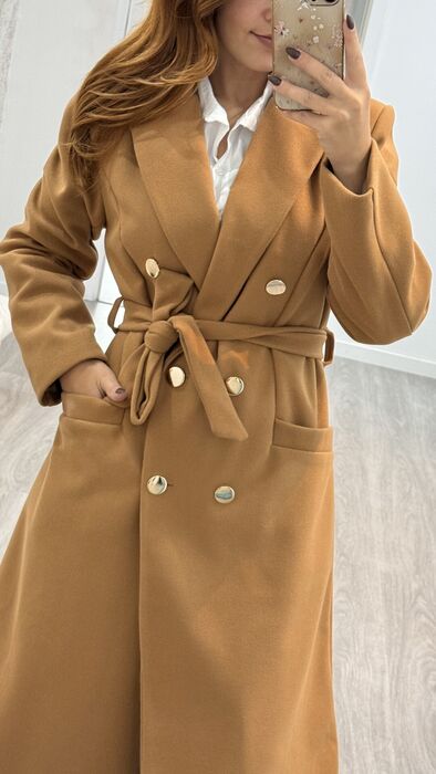 SOBRETUDO CAMEL ELEGANCE